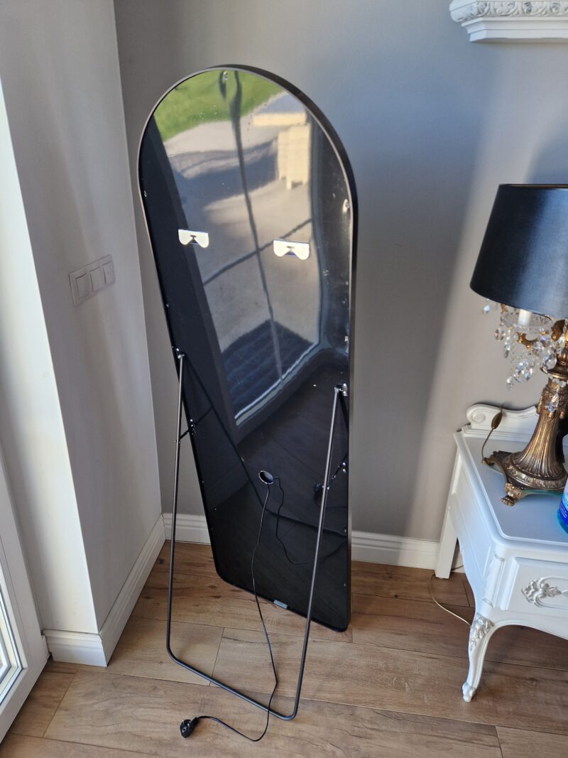 Lustro stojące podświetlane led 160x50 czrne - obrazek 11