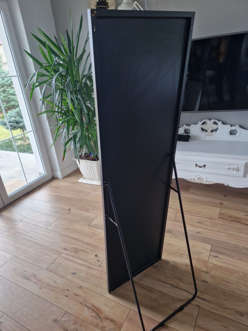 Lustro stojące lub wiszące 170x50 czarne - obrazek 6