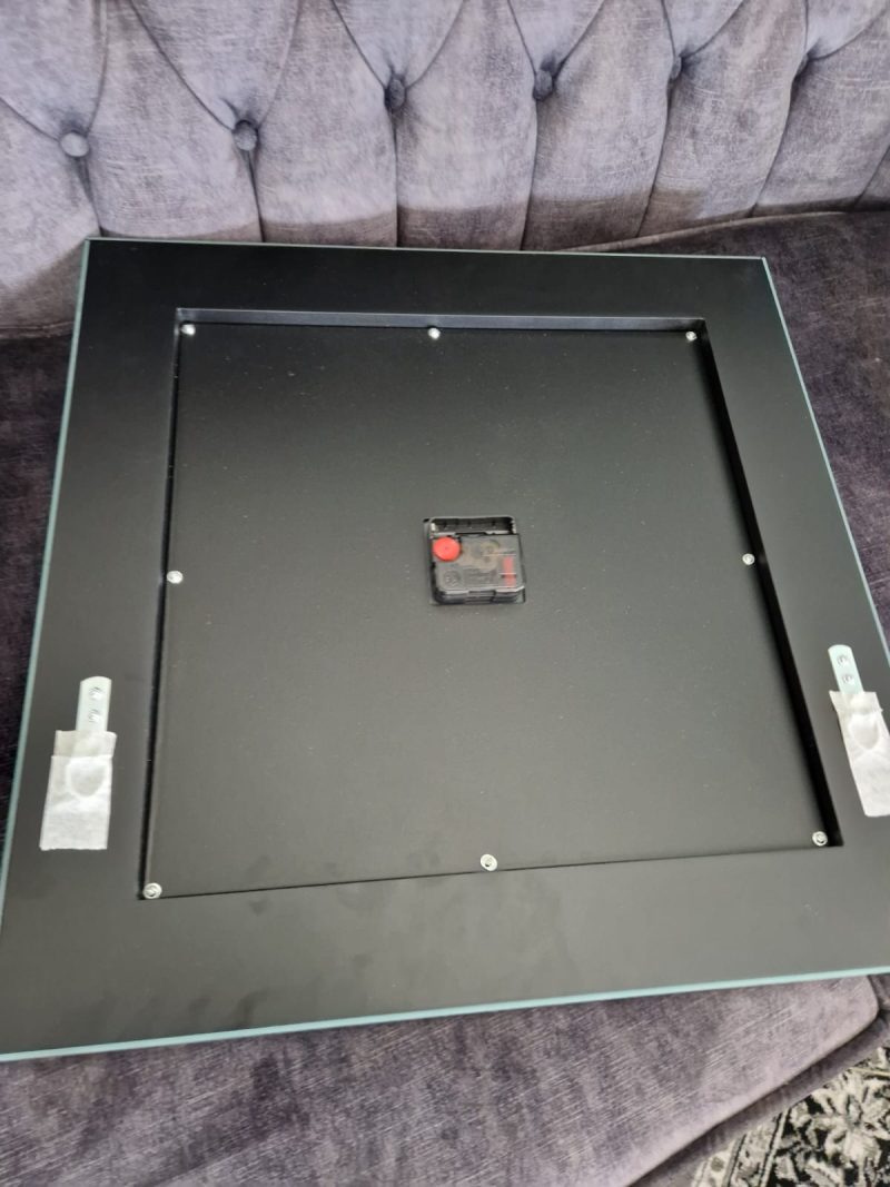 Zegar szklany  glamour kwadratowy 50x50 - obrazek 4